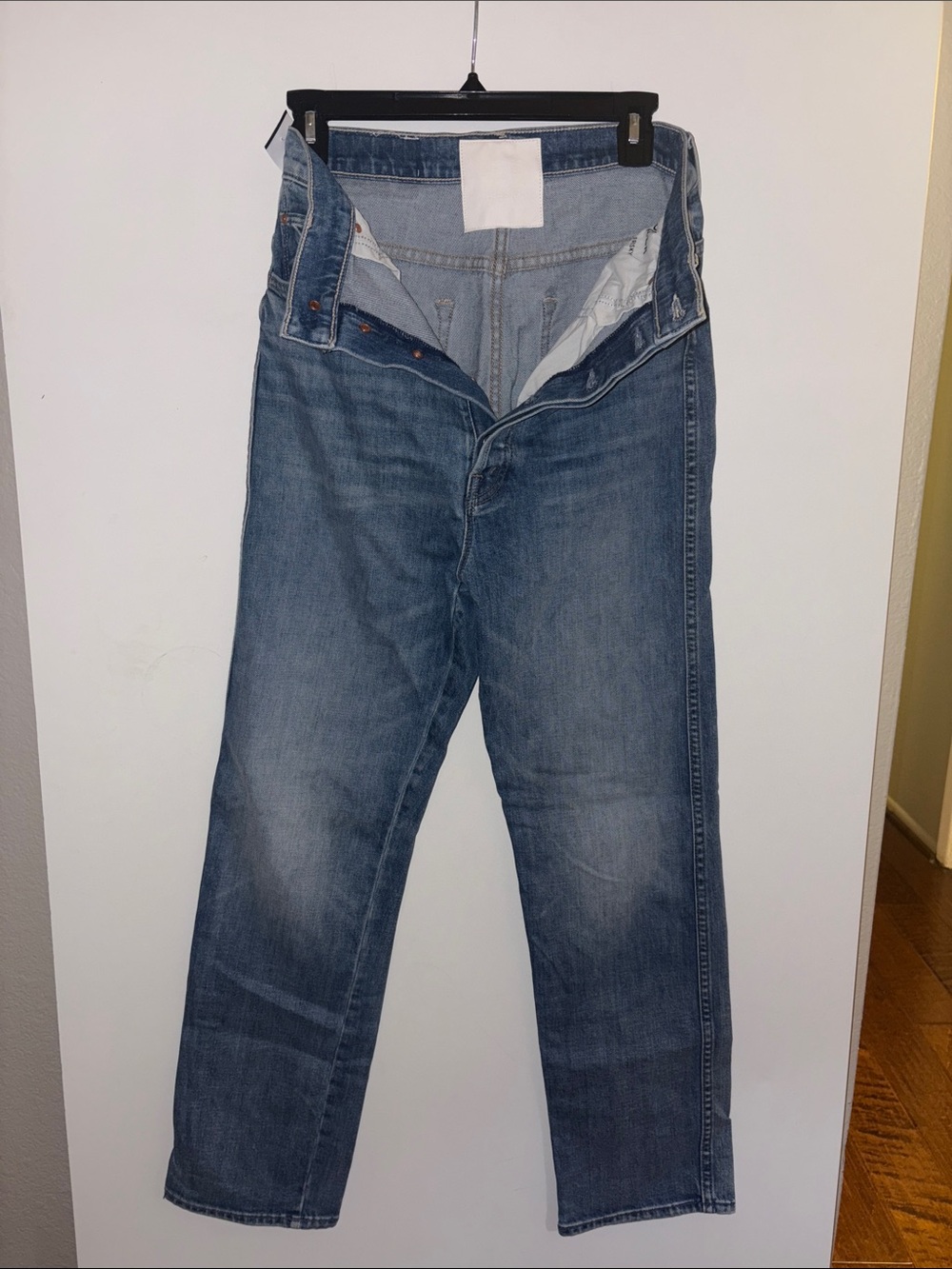 MOTHER Superior Women’s Faded Blue Relaxed Jeans